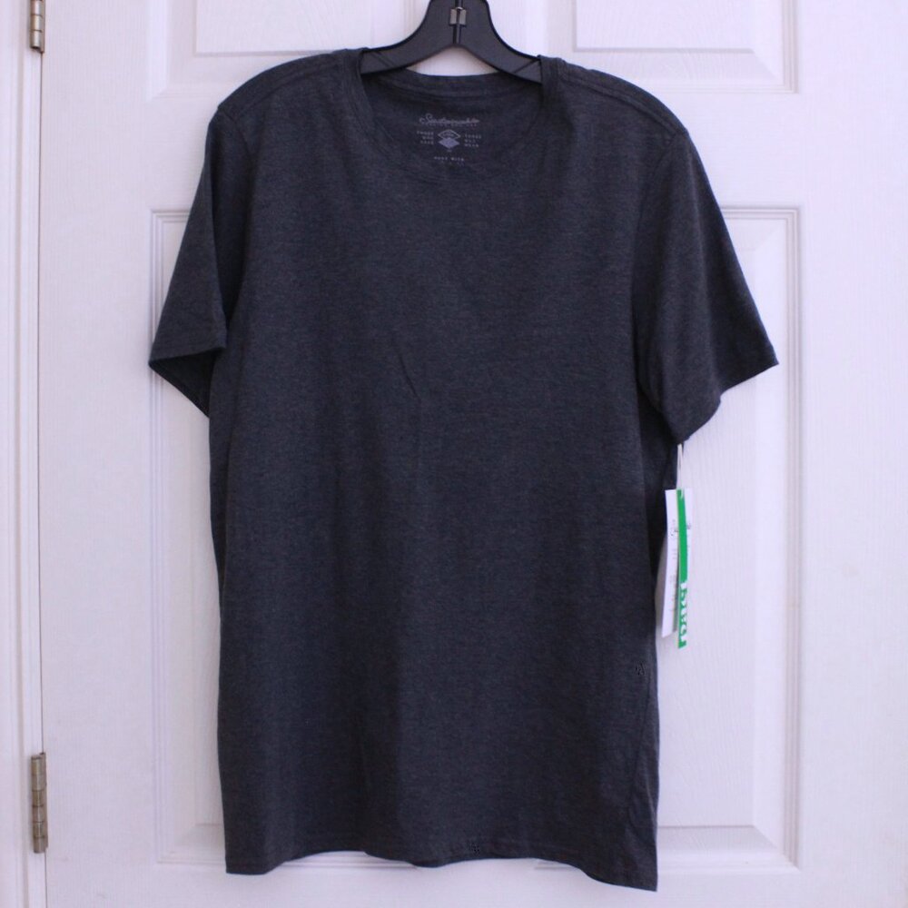 Pact Men's 100% Organic Cotton Dark Grey T-Shirt
